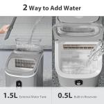 Portable Countertop Ice Maker with Self-Cleaning функции