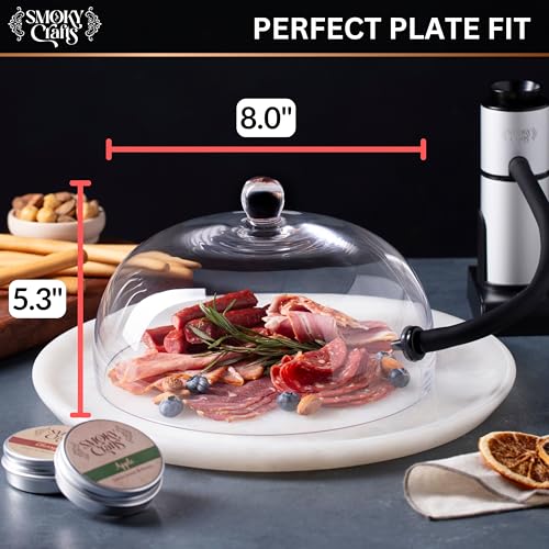 Glass Cloche Food Smoker by Smoky Crafts