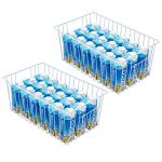 Upright Freezer Organizer Bins with Handles - 4 Pack