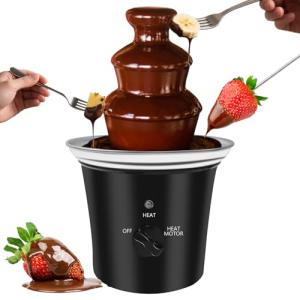 Mini Electric Chocolate Fondue Fountain Machine