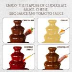 Mini Electric Chocolate Fondue Fountain Machine
