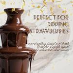 Mini Electric Chocolate Fondue Fountain Machine