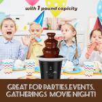 Mini Electric Chocolate Fondue Fountain Machine