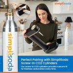 Simpli Soda BLÜ Sparkling Water Maker - Black