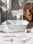 DOWAN 9x13 Ceramic Casserole Dish with Handles