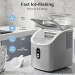 Portable Countertop Ice Maker with Self-Cleaning функции