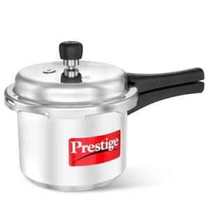 Prestige PRP3 Pressure Cooker, 3 Liter, Silver, Aluminum