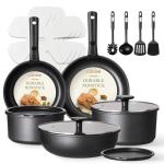 CAROTE 19-Piece Nonstick Pots and Pans Set