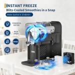 Garvee Slushie Machine for Home No Ice Needed, Frozen Drink Maker with LED Display & 6 Pre-Set Programs, 70 oz Large Capacity for Frozen Margaritas,Frappés,Ice Cream, Dark Gray