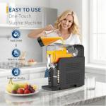 Garvee Slushie Machine for Home No Ice Needed, Frozen Drink Maker with LED Display & 6 Pre-Set Programs, 70 oz Large Capacity for Frozen Margaritas,Frappés,Ice Cream, Dark Gray