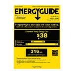 Frestec 12.1 CU' Refrigerator with Freezer, Apartment Size Refrigerator Top Freezer, 2 Door Fridge with Adjustable Thermostat Control, Freestanding, Door Swing, White (FR 1202 WH)