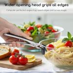 SOLEADER Plate Gripper Compatible With Pizza Pan,Non-Slip Pan Gripper,Hot Plate Bowl Retriever with Food Out from Pots,For Egg Custard For Jidangeng,For Microwave Toaster Oven Steamer,Pack of 2