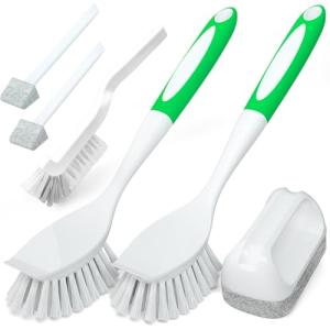 Holikme 6-Pack Kitchen Cleaning Brushes - Green