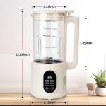 Automatic Nut Milk Maker, 8 in1 40oz Soybean Milk Machine for Homemade Almond, Oat, Soy, Coconut, Plant-Based Milk and Non Dairy Beverages, 12 Hours Timer/Auto-clean/Room Temp/Keep Warm/Boil/Low-Noise