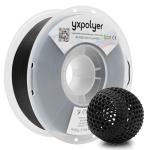 YXPOLYER Flexible PLA Filament Flex PLA Pro 1.75mm 1kg Soft PLA 92A 3D Printer Filament for Bouncy Airless Basketball and Food Safe Food-Grade Stretchy Dog Toy, Raven Black