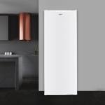 Koolatron Compact Upright Freezer, 5.3 cu ft (150L), White, Manual Defrost Design, Space-Saving Flat Back, Reversible Door, for Home, Apartment, Condo, Cottage