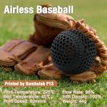 YXPOLYER Flexible PLA Filament Flex PLA Pro 1.75mm 1kg Soft PLA 92A 3D Printer Filament for Bouncy Airless Basketball and Food Safe Food-Grade Stretchy Dog Toy, Raven Black