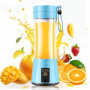 Portable Blender for Smoothies & Shakes - Personal Blender with 12Oz Traveling Cup, BAP Free, 6 Stainless Steel Blades, Freshly Squeezed for Office/Picnic/Sports