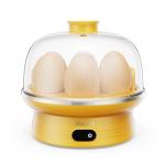 Macook Rapid Egg Cooker 7 Easy-To-Peel, Hard, Medium, Soft Boiled Eggs, Poacher with Auto Shut Off Feature, Measuring Cup Included- Yellow
