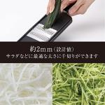KAI Japanese Julienne Slicer, Mandoline Slicer,Stainless Streel, Fine Regular, 0.08 Inches Thickness, Dual-action Blade, Made in Japan