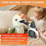 Handheld Steam Cleaner, Pressurized Multi-Purpose Natural Steamer with 12 pcs Accessories, Steamer for Cleaning Car, Bathroom, Countertop, Upholstery, Shower, Couch, Tile Grout, Window, Grease