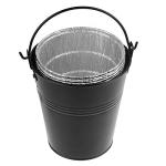 15-Pack Liners & Replacement Traeger HDW152 Drip Grease Bucket for Traeger 20/22/34, Pit Boss, etc Pellets Smoke (Black 15)
