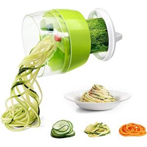 Multi-Function Handheld Spiralizer Vegetable Slicer Adjustable Grater Cutter - axGear