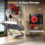 Cooksir Single Burner Electric Cooktop - 110V Portable One Burner Hot Plate 1800W, Countertop Electric Stove top for Home, Camping, RV, Timer, Child Lock, Steam, BBQ, Stir Fry, 110-120V Plug in