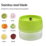 Multi-Function Handheld Spiralizer Vegetable Slicer Adjustable Grater Cutter - axGear