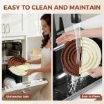 Jorivel 4-in-1 Tortilla Sealer w/Stainless Steel Edge for 4/6/8/10 Inch Flour Tortillas, Tacos, Quesadillas, Burritos | Tortilla Press w/Non-Stick Surface, BPA-Free & Dishwasher Safe, Fuss-Free