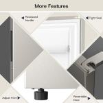 Upstreman 14.0 Cu.Ft. Upright Freezer, Convertible Freezer Fridge with Smart Electronic Control, Frost Free, Energy Star, Quiet Operation, Stand Up Freezer for Homes, Office, Garage-UF14