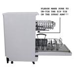 SPT 18" Portable Dishwasher with 6 Wash Programs