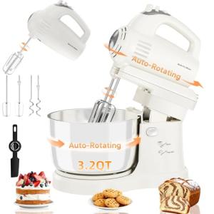 2-in-1 Stand Mixer and Hand Mixer Combo