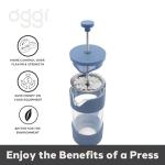 Oggi 12oz French Press Coffee Maker - Blue