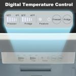 Iceblue 20.7 Cu.Ft. Side-by-Side Refrigerator - Black