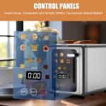 WUNLY Touchscreen 2-Slice Dual Control Toaster