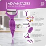 Börner 6-in-1 Vegetable and Fruit Peeler