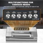 Automatic Vacuum Sealer with Built-in Cutter & Storage