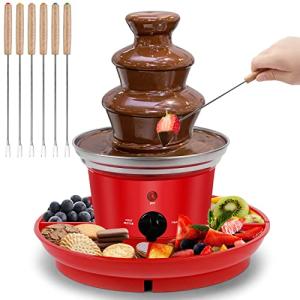 Mini 16oz 3-Tier Chocolate Fondue Fountain Set