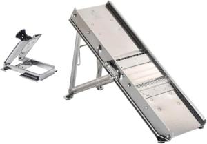 BRON COUCKE Stainless Steel Mandoline Slicer with Safety Carriage