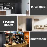 Iceblue 20.7 Cu.Ft. Side-by-Side Refrigerator - Black