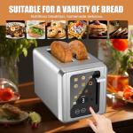 WUNLY Touchscreen 2-Slice Dual Control Toaster