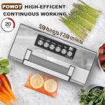 Automatic Vacuum Sealer with Built-in Cutter & Storage