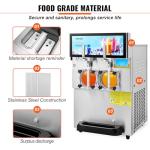 VEVOR 2-Tank Commercial Slushy Machine for Drinks