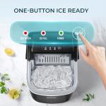 Portable Ice Maker Machine with Handle, 26.5lbs Daily