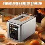 WUNLY Touchscreen 2-Slice Dual Control Toaster