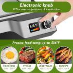 Besococina 14" Electric Griddle with Nonstick Plates