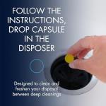 Glisten Lemon Garbage Disposer Freshener - 10 Capsules