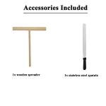 16-Inch Commercial Crepe Maker with Spreader and Spatula