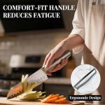 14-Piece Japanese Knife Set with Block and Sharpener